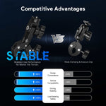 Charger l'image dans la galerie, Starlink Mini Pipe Mount Adapter | Aluminum Pole & Tripod Bracket for Mini & Mini X with Anti-Wobble Clamp Design