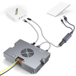 Load image into Gallery viewer, PoE Injector for Starlink Mini | 52V 6A DC Power Supply w/ Splitter &amp; USB Ports
