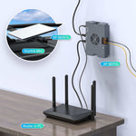 Load image into Gallery viewer, PoE Injector for Starlink Mini | 52V 6A DC Power Supply w/ Splitter &amp; USB Ports
