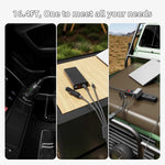 Load image into Gallery viewer, Starlink Mini 3-in-1 DC Power Cable 100W+ USB C 12-24V Plug and Play