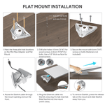 Load image into Gallery viewer, Starlink Mini Pipe Adapter &amp; Flat Mount – Replacement or Additional Mounting Solution for Starlink Mini
