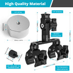 Load image into Gallery viewer, Adjustable Mount for Starlink Mini | Aluminum Dual Clamp RV Bracket