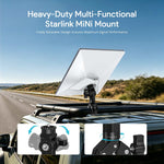 Charger l'image dans la galerie, Starlink Mini Pipe Mount Adapter | Aluminum Pole &amp; Tripod Bracket for Mini &amp; Mini X with Anti-Wobble Clamp Design