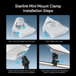 Charger l'image dans la galerie, Starlink Mini Pipe Mount Adapter | Aluminum Pole &amp; Tripod Bracket for Mini &amp; Mini X with Anti-Wobble Clamp Design