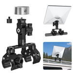 Load image into Gallery viewer, Adjustable Mount for Starlink Mini | Aluminum Dual Clamp RV Bracket