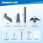 Load image into Gallery viewer, Aluminum Wall Mount for Starlink | Heavy Duty Outdoor Bracket